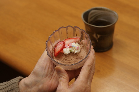 チョコムース作り