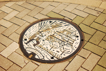 Toyohashi City manhole cover
