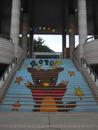 大学祭　階段絵
