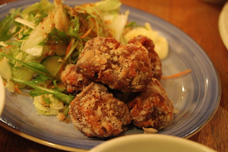 牛タンの竜田揚げ