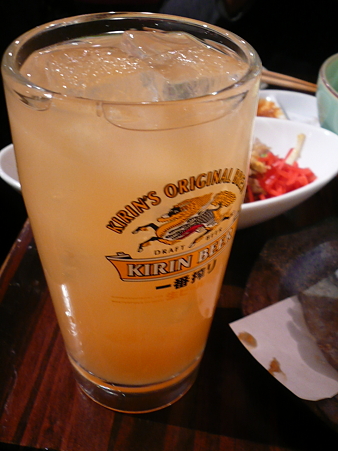 新橋・立ち飲み 竜馬 生グレープフルーツハイ 350円