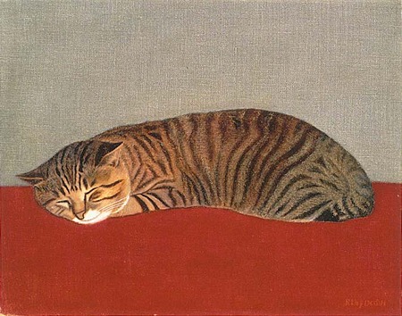 長谷川潾二郎,猫