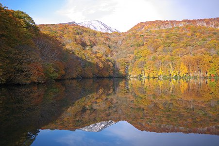 2010.10.28 蔦温泉 蔦沼 初雪