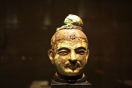 2010.11.15 東京国立博物館 仏像の道-インドから日本へ 仏頭 ホータン