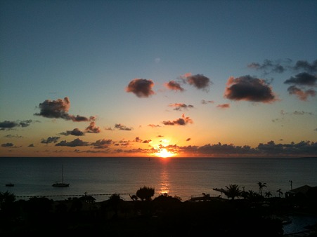 宮古島の夕陽