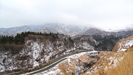 冬の仙酔峡(1)