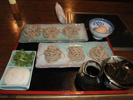 蕎麦:道の駅・農匠の郷やくの【京都】銀河皿そば